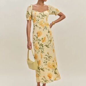 Reformation Gloria Dress - Honeyglow NWT